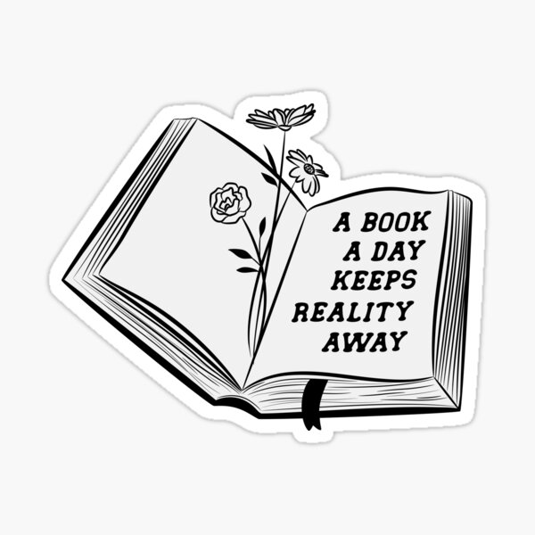 Artikel-Vorschau von Ein Buch pro Tag hält die Realität fern, designt und verkauft von indiebookster.