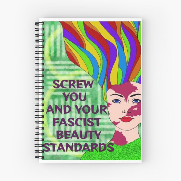 Item preview,  Feminist Humanist Quote - Screw Your Fascist Beauty Standards designed and sold by LethalPixieDust.