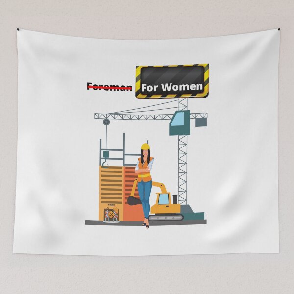 Item preview, For Women - Construction Industry - Black Stenciled designed and sold by signshirtz.