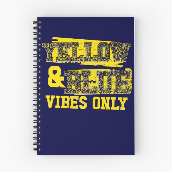 Item preview, Yellow and Blue Vibes Only Sports Team Men's Yellow And Blue Gear designed and sold by DynamicDesign.