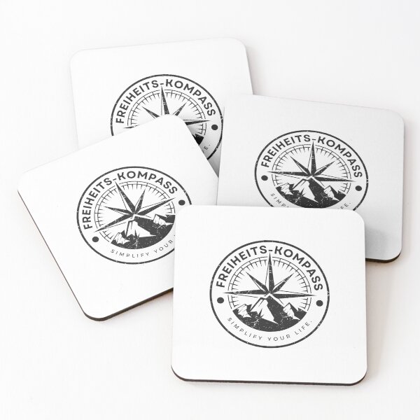 Item preview, FREEDOM COMPASS. SIMPLIFY YOUR LIFE. We are out. Camping Caravan Campervan Camper Design T-Shirt Hoodie Cup individually mobile freedom designed and sold by JoWillem.