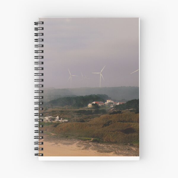 Item preview, Wind Turbines on the Golden Sand beach in Nazare designed and sold by LuckyU3.