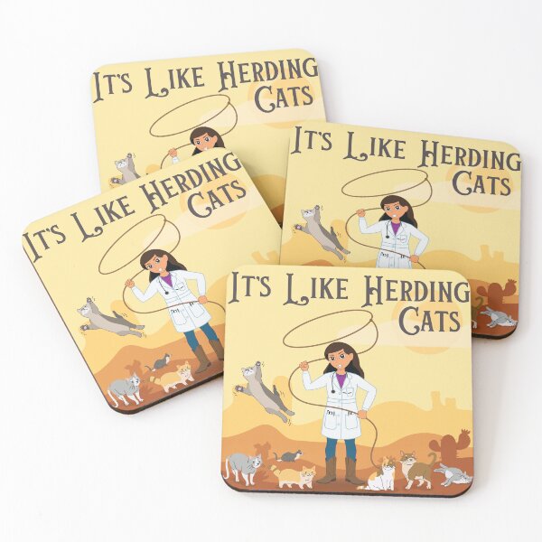 Item preview, It's Like Herding Cats  designed and sold by introVETed.