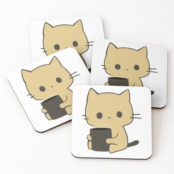 Item preview, Cat with coffee: for the coffee lovers out there designed and sold by Relephants.