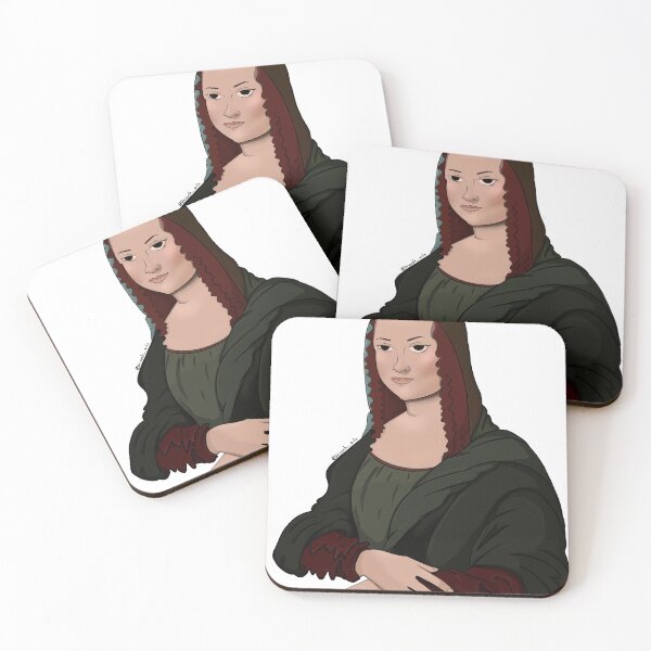 Item preview, Cartoon Mona Lisa designed and sold by FlamingIdiotInc.