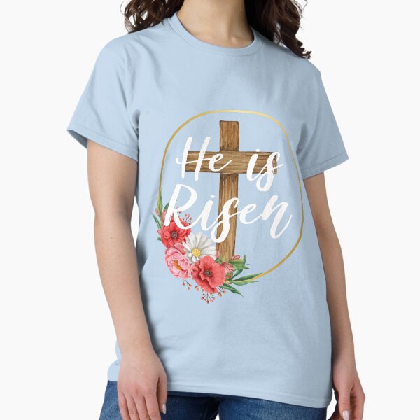 Vista previa del artículo con la obra «¡Ha resucitado!», diseñado y vendido por MotherOfMany87.