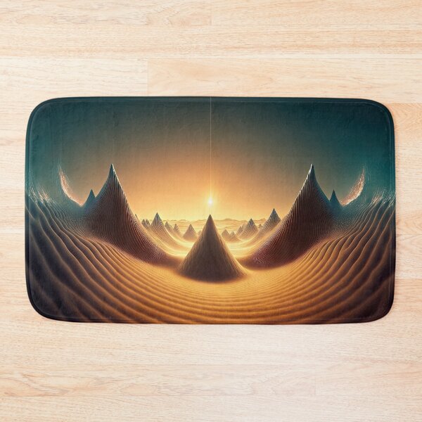 Item preview, Golden Meditation Beam from 432hz Soundwave Interpretation Art designed and sold by ImageVortex.