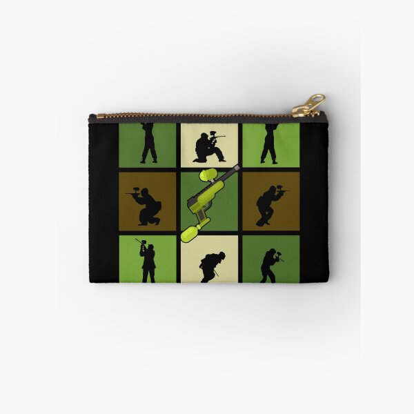 Item preview, Paintball Pop Art Shooter Poses Silhouettes designed and sold by KleverOlivier.
