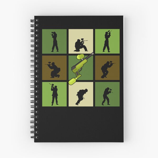 Item preview, Paintball Pop Art Shooter Poses Silhouettes designed and sold by KleverOlivier.