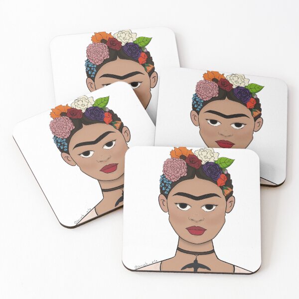 Item preview, Cartoon Frida Kahlo designed and sold by FlamingIdiotInc.