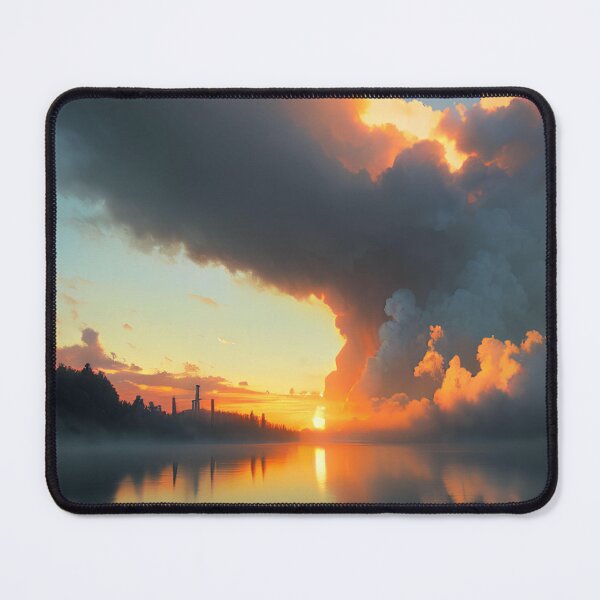 Item preview, A Haunting Beauty: A Painting of the Sunset in Chernobyl designed and sold by D3monic.