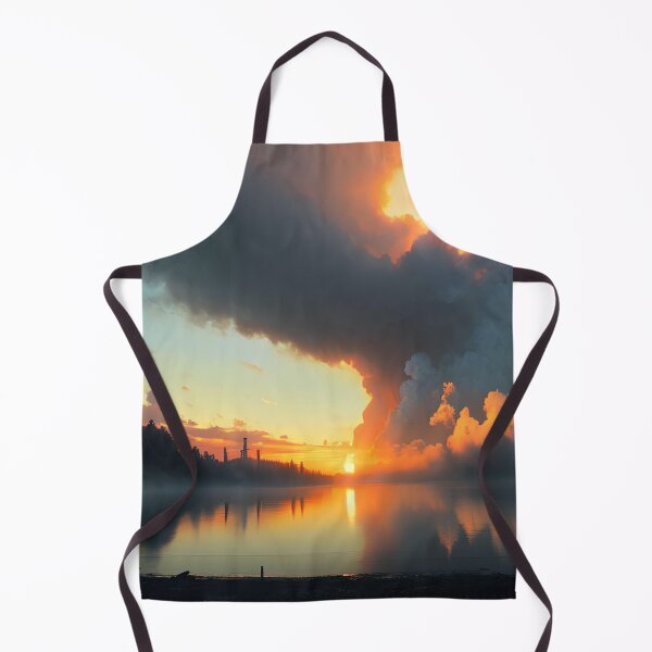 Item preview, A Haunting Beauty: A Painting of the Sunset in Chernobyl designed and sold by D3monic.