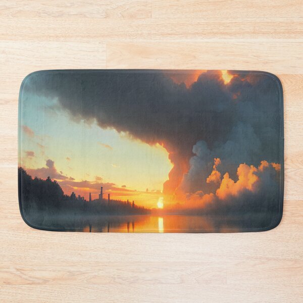 Item preview, A Haunting Beauty: A Painting of the Sunset in Chernobyl designed and sold by D3monic.