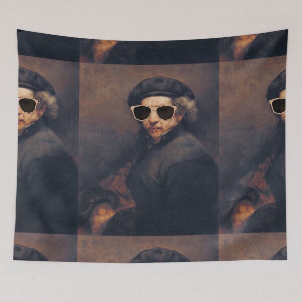 Artikelvorschau, Rembrandt (mit Sonnenbrille) entworfen und verkauft von CastlesClassics.
