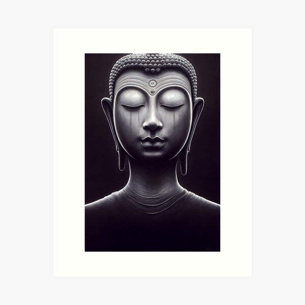 Buddha Meditating Art Print