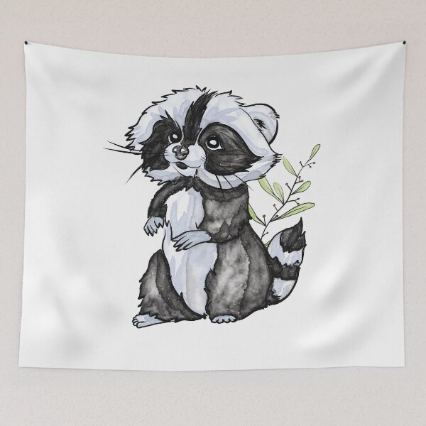 Item preview, Racoon Graphic For A Natural Cottagecore Lifestyle designed and sold by mysticblvd.