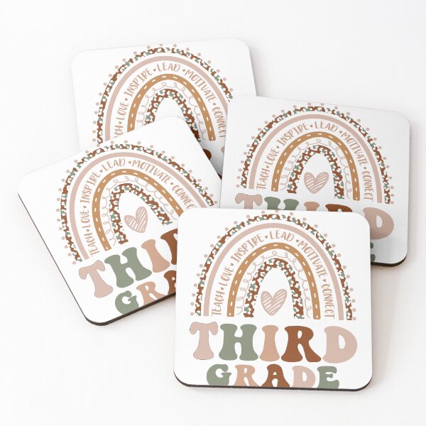 Item preview, Third Grade Rainbow Graphic For Teacher Gift designed and sold by mysticblvd.