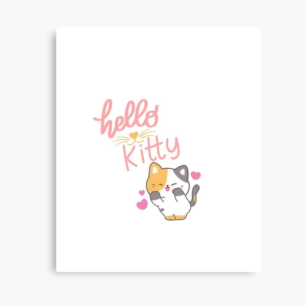 Hello Kitty And Friends Rainbow Pastel Canvas Wall Art