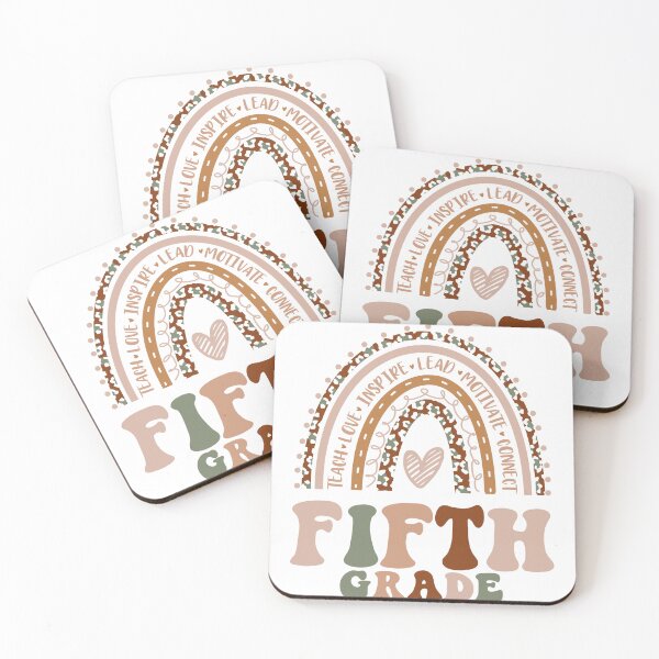 Item preview, Fifth Grade Rainbow Graphic For Teacher Gift designed and sold by mysticblvd.