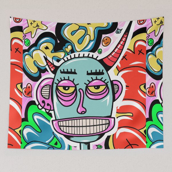 Item preview, Monster Graffiti Character, Funky Monster Colorfull Style Art designed and sold by Axel Christian.