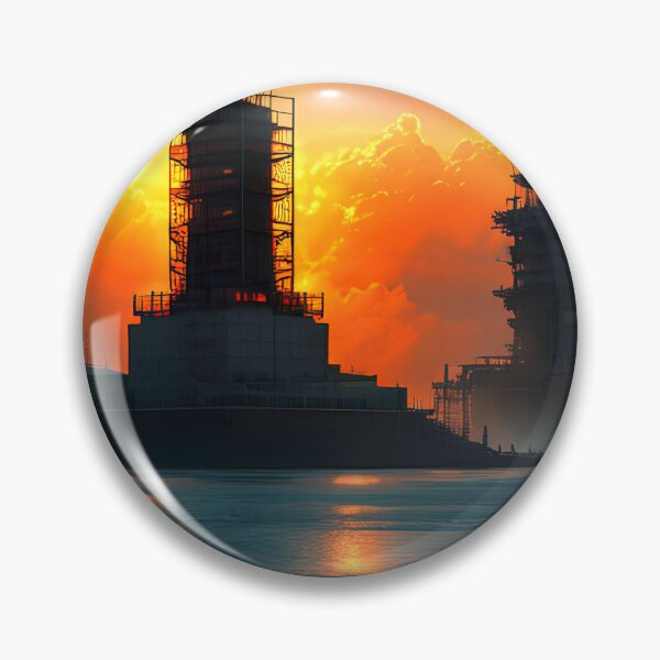 Item preview, Glimpsing the Beauty in Tragedy: A Painting of Chernobyl's Sunset designed and sold by D3monic.