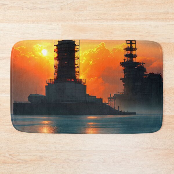 Item preview, Glimpsing the Beauty in Tragedy: A Painting of Chernobyl's Sunset designed and sold by D3monic.