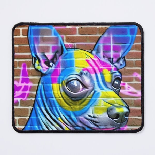 Item preview, Xoloitzcuintle graffiti designed and sold by Xolo-Rescue.