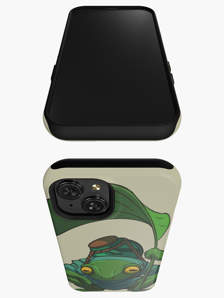 Disover A Frog and His Son Inspecting iPhone Case