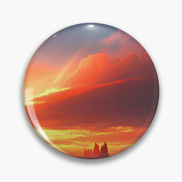 Artikelvorschau, Ethereal Skies and a Red Desert Sunset: A View from an Alien Planet entworfen und verkauft von D3monic.