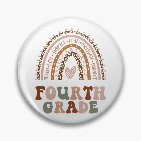 Item preview, Fourth Grade Rainbow Graphic For Teacher Gift designed and sold by mysticblvd.