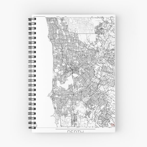 Item preview, Perth Map Minimal designed and sold by HubertRoguski.