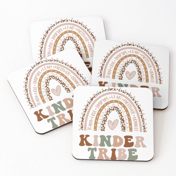 Item preview, Kinder Tribe Rainbow Graphic For Teacher Gift designed and sold by mysticblvd.
