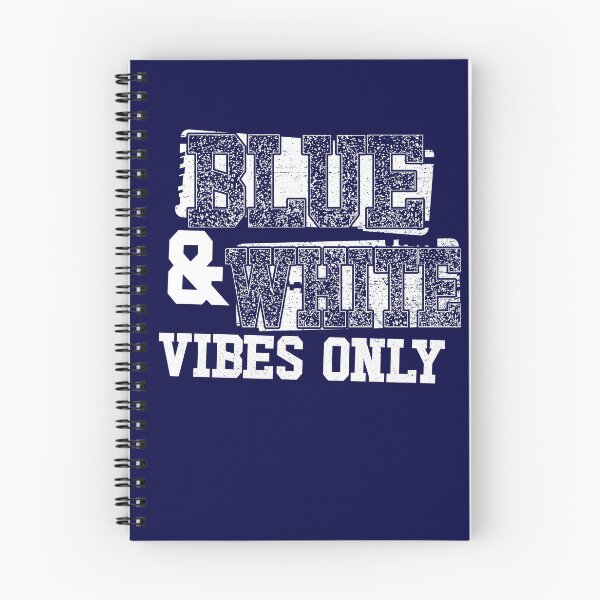 Item preview, Blue and White Vibes Only Sports Team Men's Blue And White Gear designed and sold by DynamicDesign.