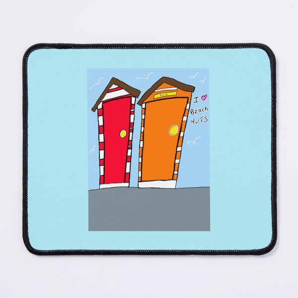 Item preview, I love beach huts designed and sold by ArtistRebeccaLS.