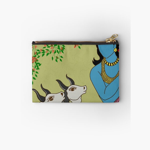 Item preview, Krishna with cow designed and sold by lifecolorsandme.
