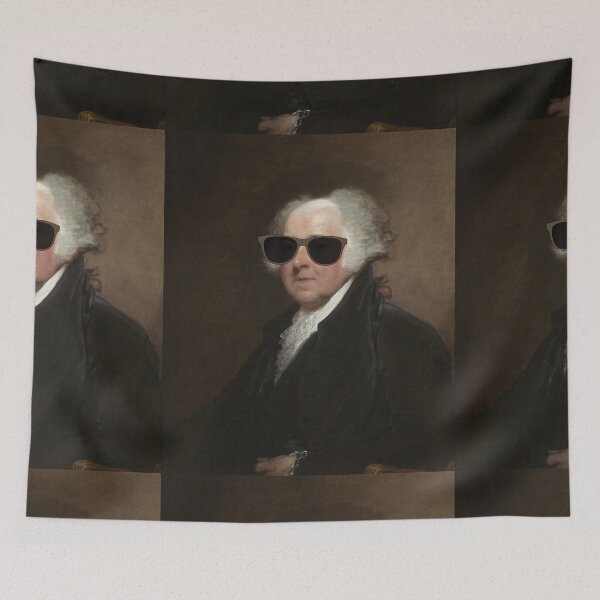 Item preview, John Adams (in sunglasses) designed and sold by CastlesClassics.