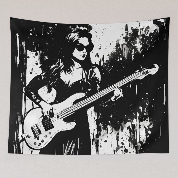 Item preview, Cool Bass Chick designed and sold by toyjesus.