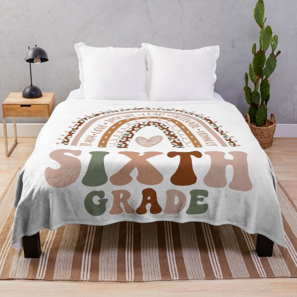 Item preview, Sixth Grade Rainbow Graphic For Teacher Gift designed and sold by mysticblvd.