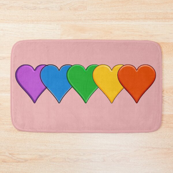 Item preview, rainbow hearts designed and sold by elive.