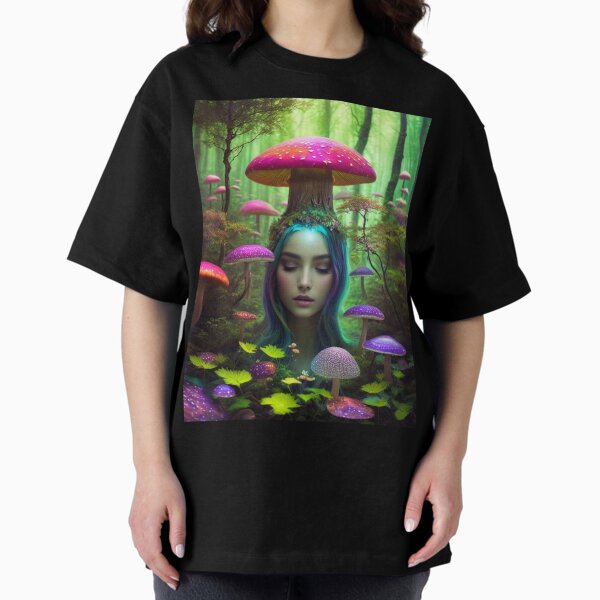 Psychedelic Mother Nature #16 Part of the Psychedelic Mother Nature Collection Oversized T-Shirt