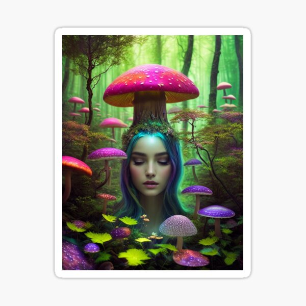 Psychedelic Mother Nature #16 Part of the Psychedelic Mother Nature Collection Sticker