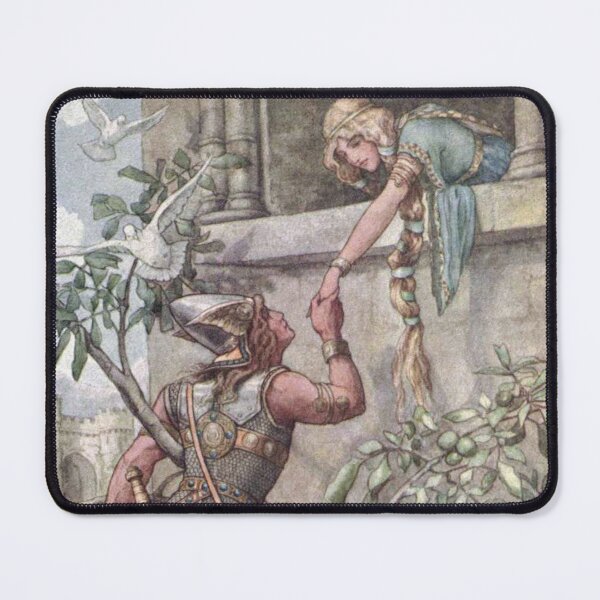 Item preview, Vintage Illustration Frank C. Pape "Prince at the Window" designed and sold by Deannaboh.