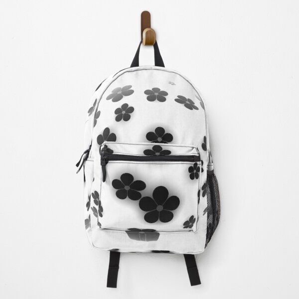 Item preview, Bright white sphere football with black flowers designed and sold by Khala.
