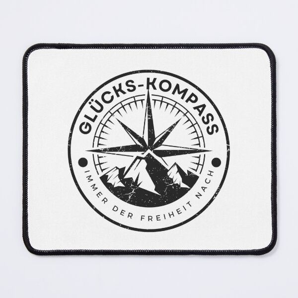 Item preview, LUCKY COMPASS. ALWAYS FOR FREEDOM. We are out. Camping Caravan Campervan Camper Design T-Shirt Hoodie Cup individually mobile freedom designed and sold by JoWillem.