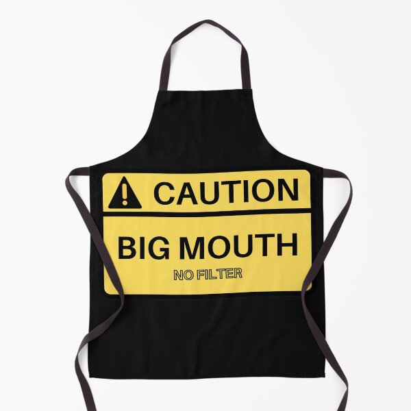Item preview, WARNING BIG MOUTH NO FILTER designed and sold by motivationhood.