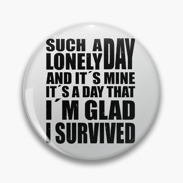 Item preview, lonely day designed and sold by LadyMisanthrope.