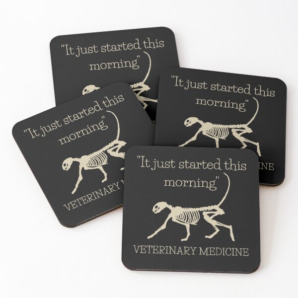 Item preview, "It Just Started This Morning" Feline  designed and sold by introVETed.