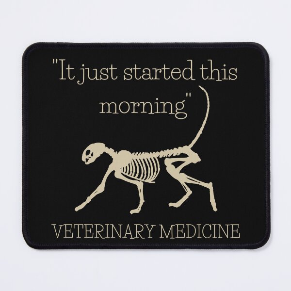 Item preview, "It Just Started This Morning" Feline  designed and sold by introVETed.