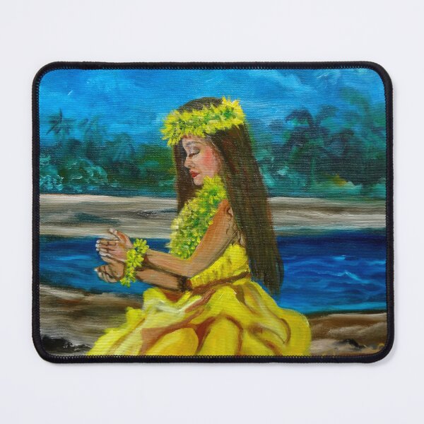 Item preview, Hula Girl on the Beach 11 designed and sold by jennyleeandjim.