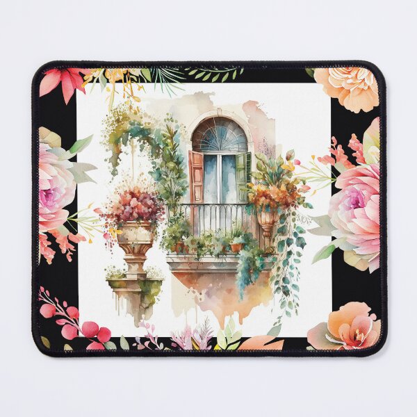 Item preview, FLORAL BOHO BEAU BALCONY designed and sold by ORIGENcreate.